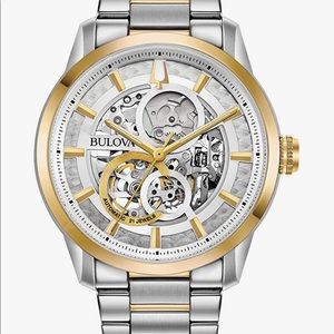 Bulova Classic Sutton Two tone/ Silver- white dial Watch
